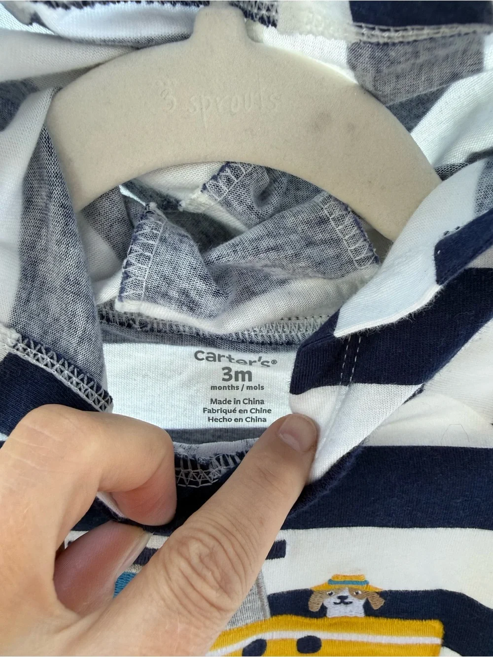 Carters 3m little mate onesie nwot